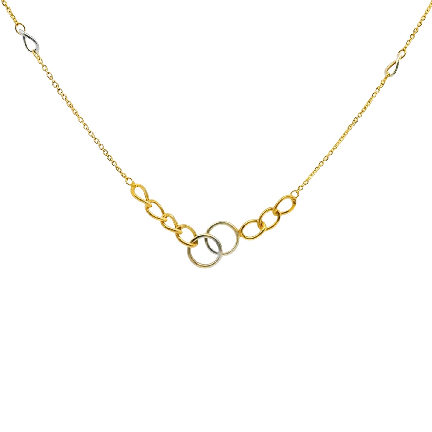 Linked Harmony Gold Necklace