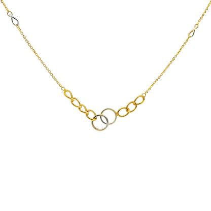 Linked Harmony Gold Necklace