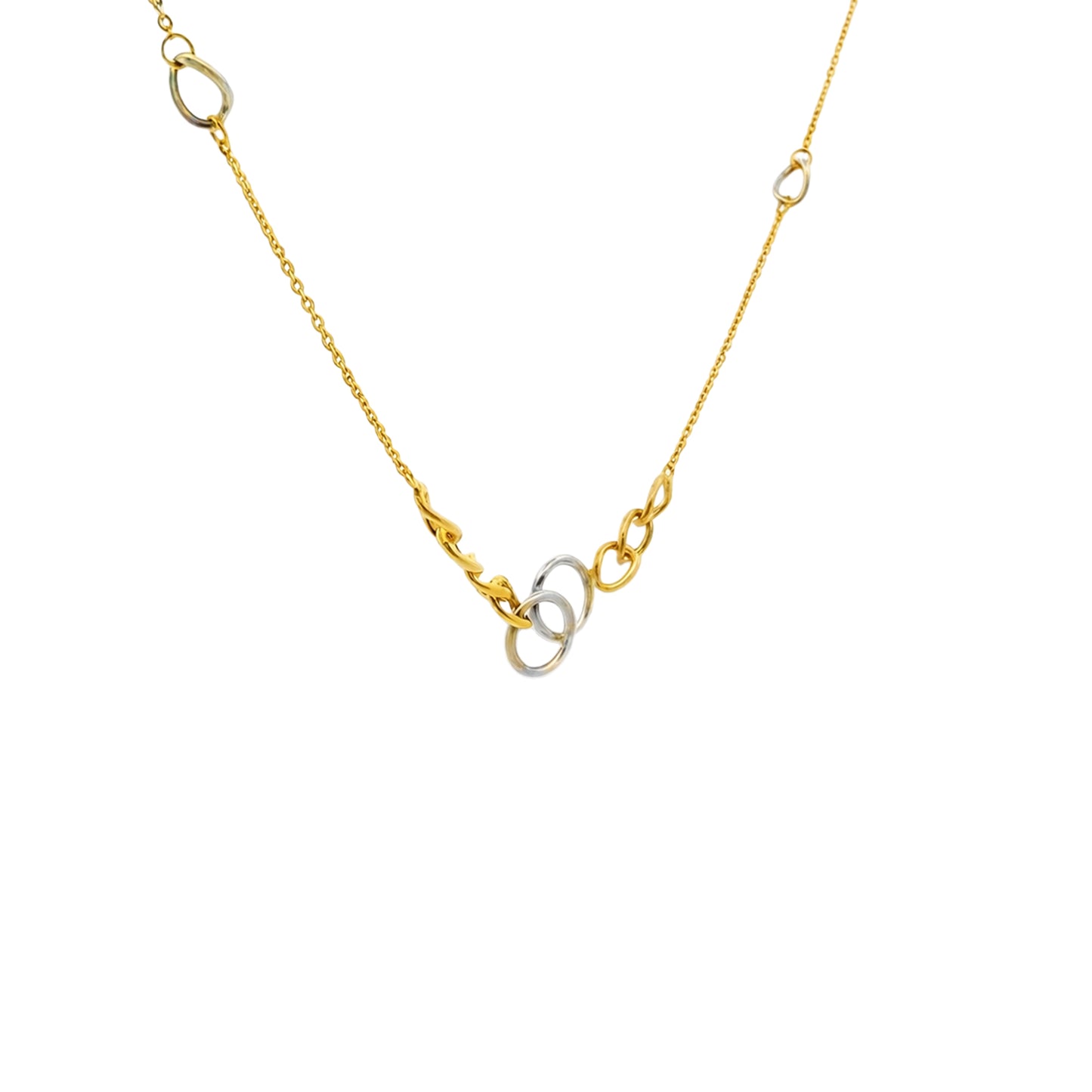 Linked Harmony Gold Necklace