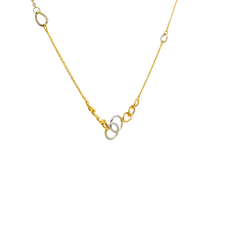 Linked Harmony Gold Necklace