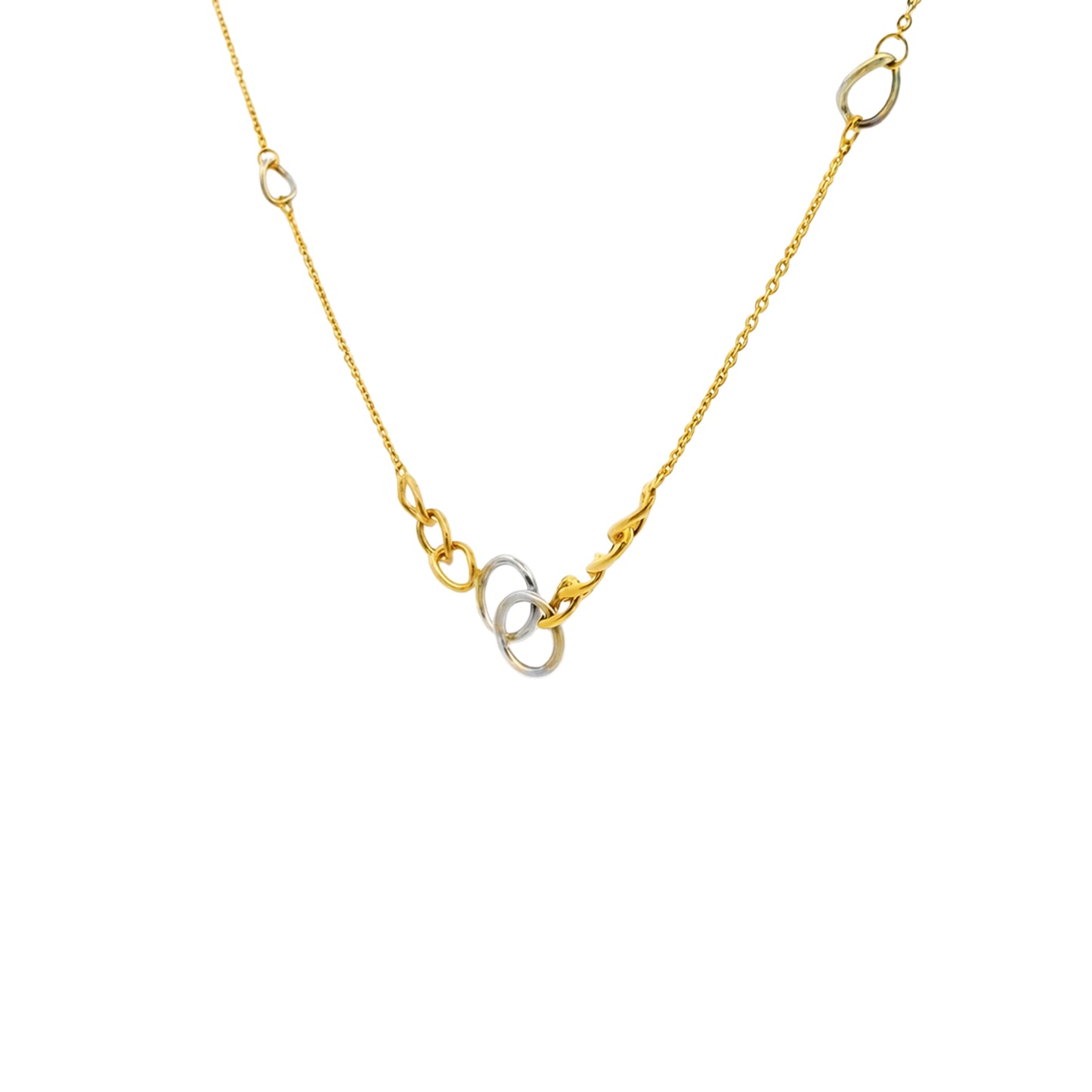 Linked Harmony Gold Necklace