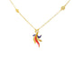 Flame Whisper Gold Necklace