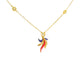 Flame Whisper Gold Necklace