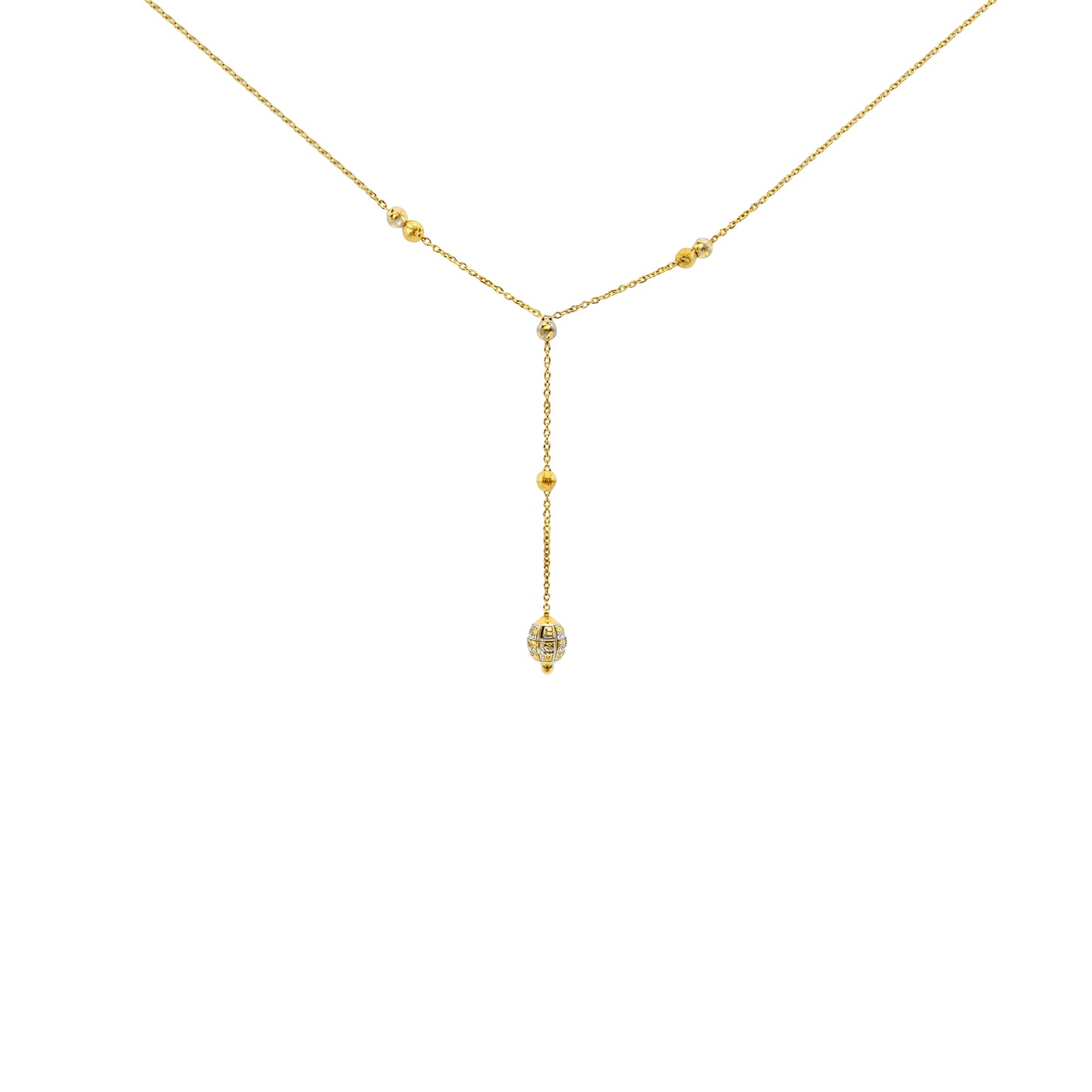 Celestial Dropline Gold Necklace