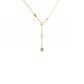 Celestial Dropline Gold Necklace