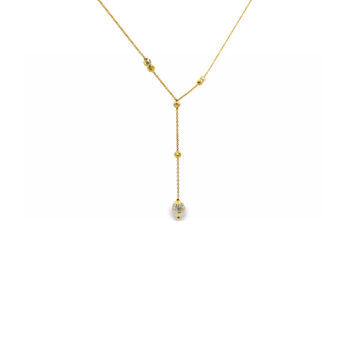Celestial Dropline Gold Necklace