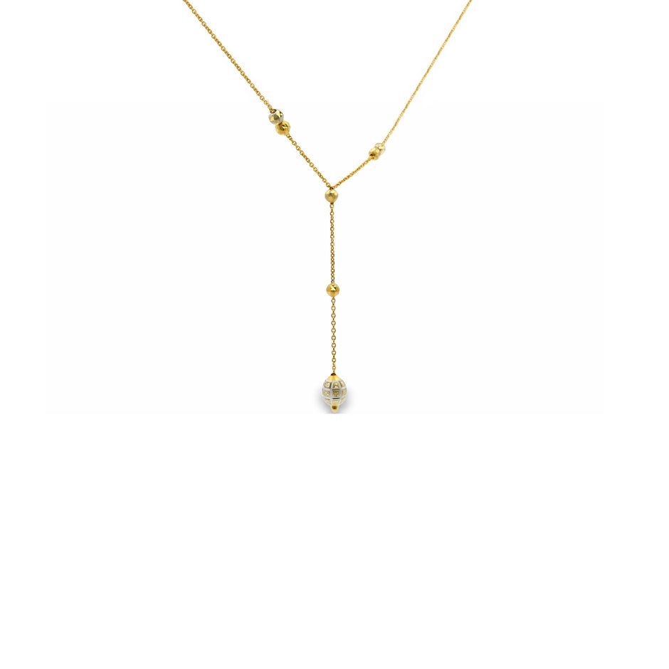 Celestial Dropline Gold Necklace
