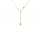Celestial Dropline Gold Necklace