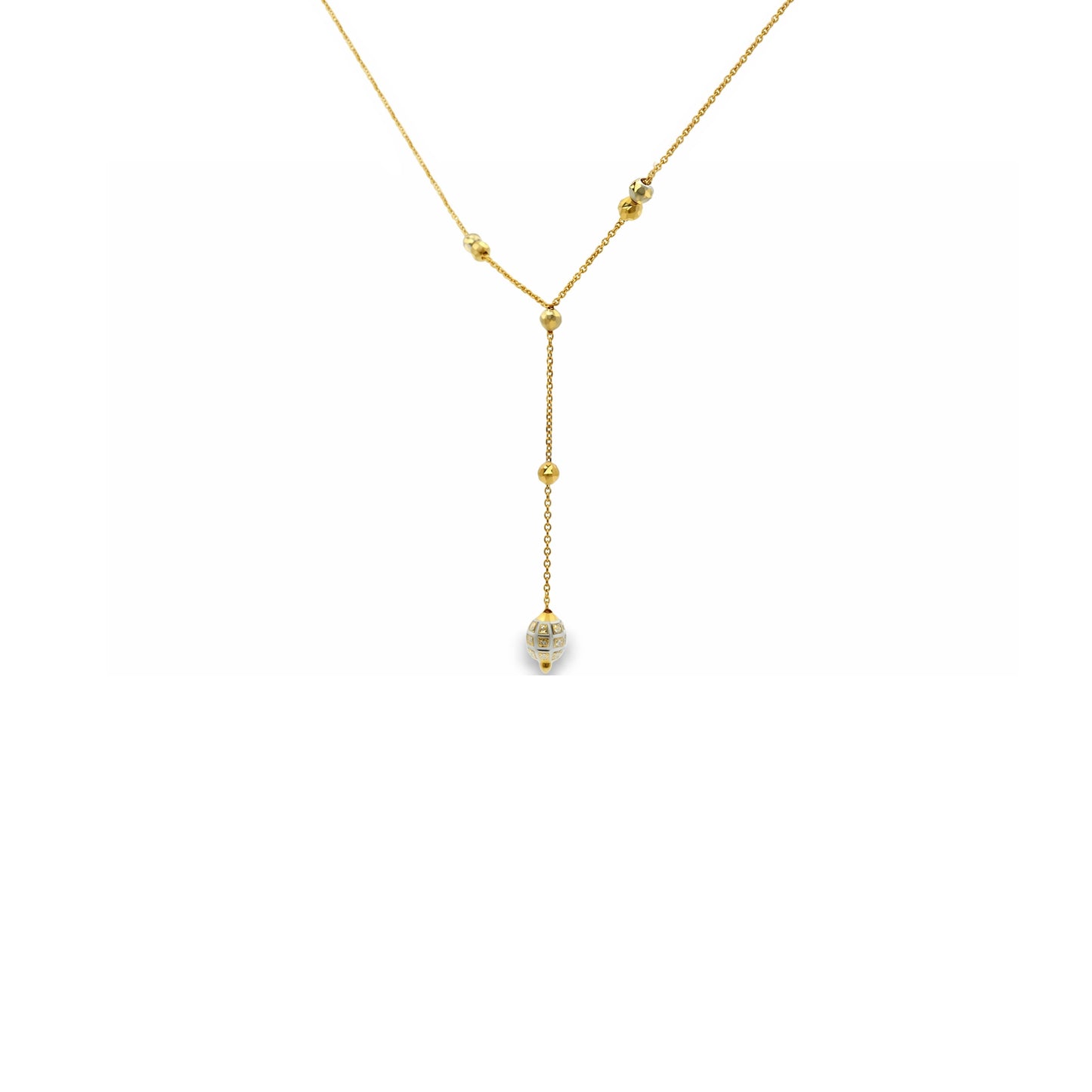 Celestial Dropline Gold Necklace