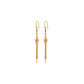 Heritage Tassel Bead Gold Earrings