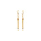 Heritage Tassel Bead Gold Earrings
