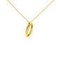 Orlune Oval Gold Pendant