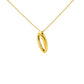 Orlune Oval Gold Pendant