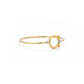 Circular Cuff Gold Bracelet