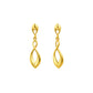 Aurelle Infinity Drop Gold Earrings