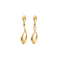 Aurelle Infinity Drop Gold Earrings