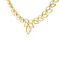 Petal Cascade Gold Gold Necklace