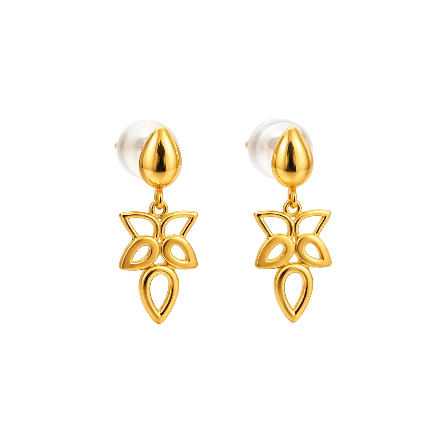 Flutura Gold Earrings