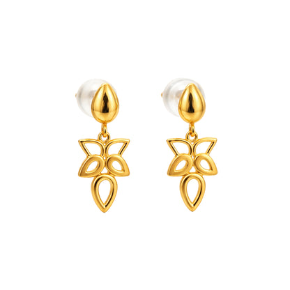 Flutura Gold Earrings