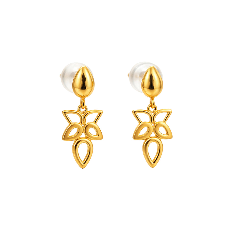 Flutura Gold Earrings
