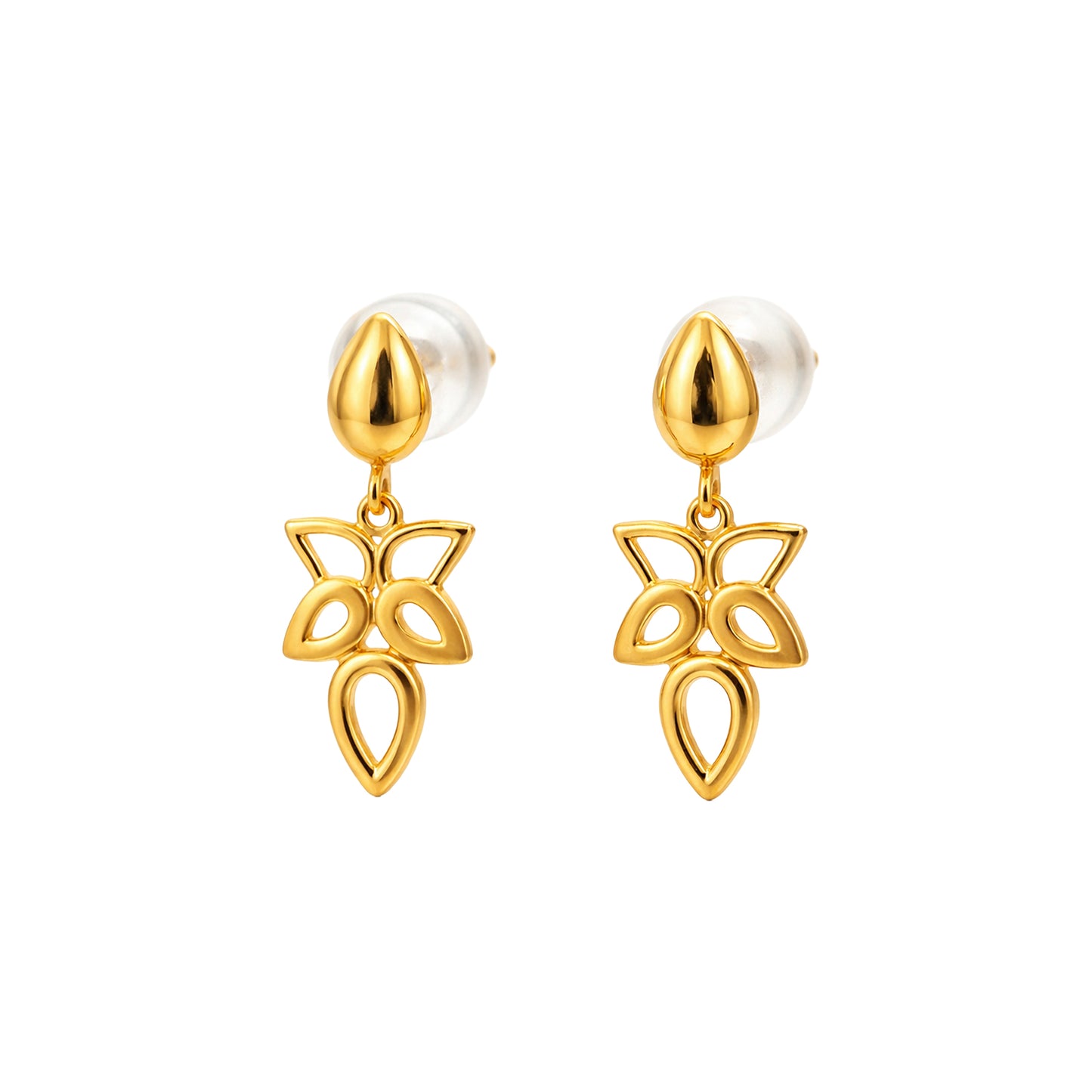 Flutura Gold Earrings