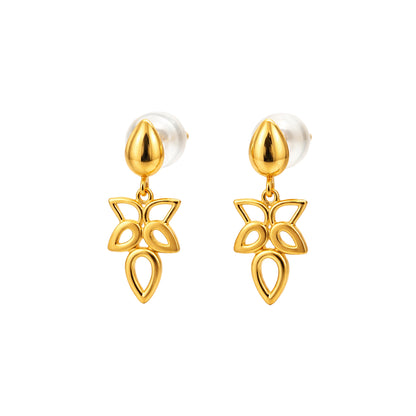 Flutura Gold Earrings