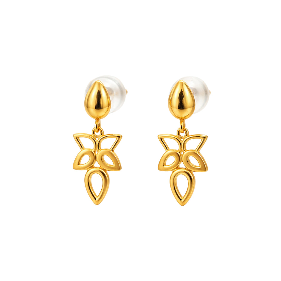 Flutura Gold Earrings