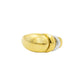 Molten Orbit Gold Ring