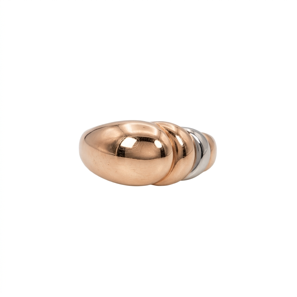 Molten Orbit Gold Ring