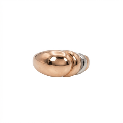 Molten Orbit Gold Ring