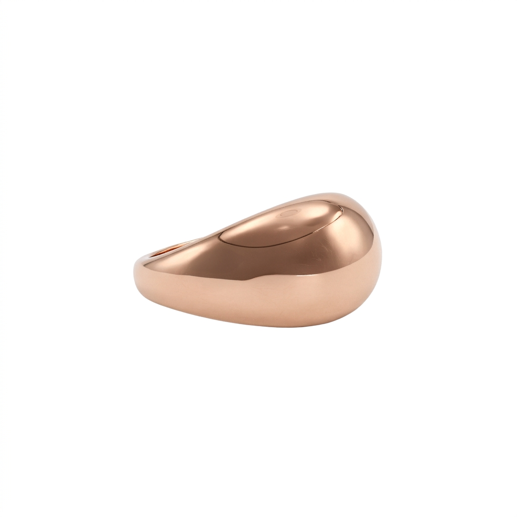 Molten Orbit Gold Ring