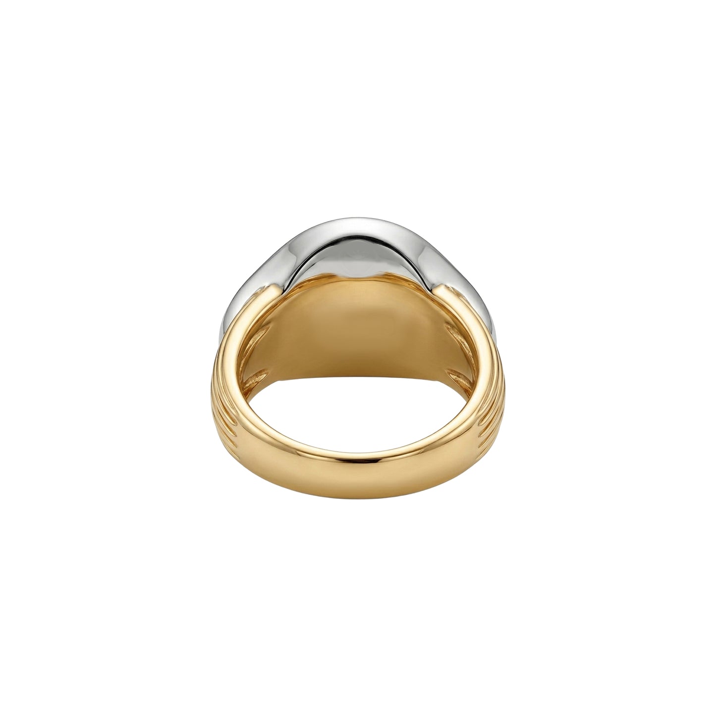 Aurexo Ridge Curve Gold Ring