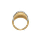 Aurexo Ridge Curve Gold Ring