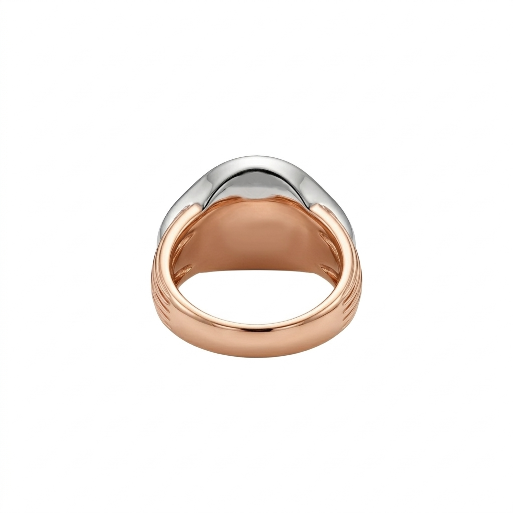 Aurexo Ridge Curve Gold Ring