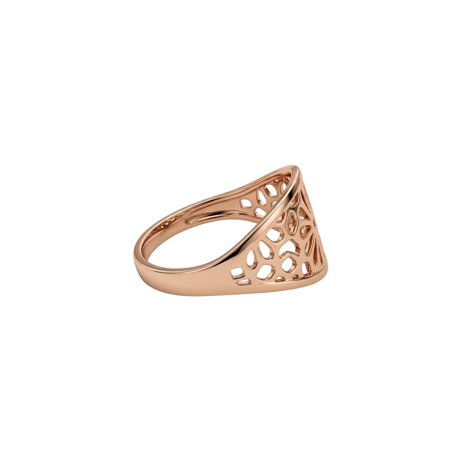 Floraya Bloom Cut Gold Ring