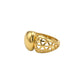 Dual Dome Gold Ring