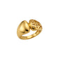 Dual Dome Gold Ring