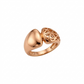 Dual Dome Gold Ring