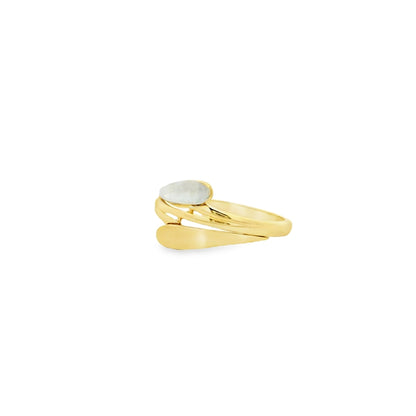 Orvexa Dual Curve Gold Ring