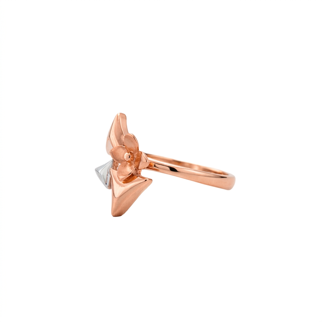 Ornella Tri Bloom Gold Ring