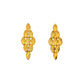 Ornexa Leaf Cascade Gold Earrings
