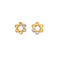 Interwoven Star Gold Earrings