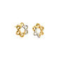 Interwoven Star Gold Earrings