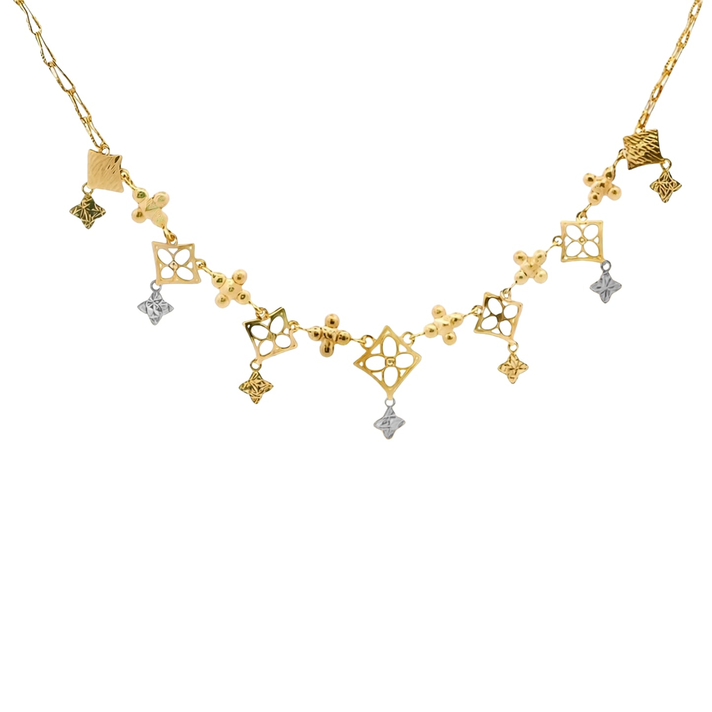 Symphony Charm Gold Necklace