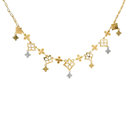 Symphony Charm Gold Necklace