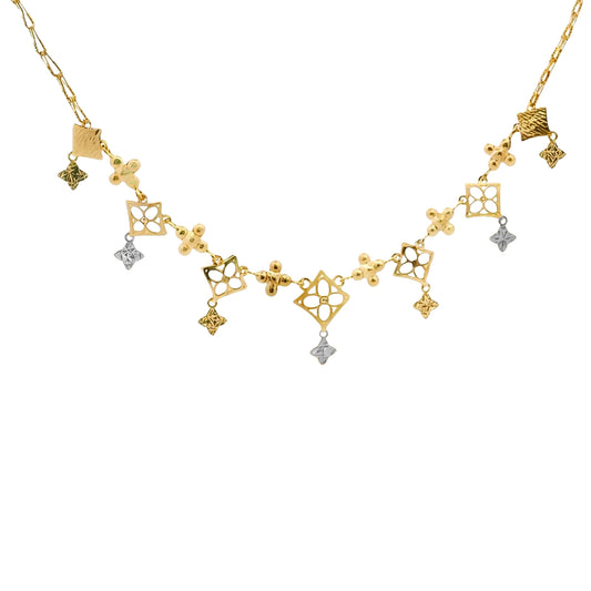 Symphony Charm Gold Necklace