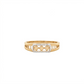 Dual Tone Lattice Gold Ring