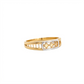 Dual Tone Lattice Gold Ring