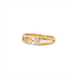 Dual Tone Lattice Gold Ring