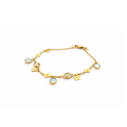Aurelia Blossom Charm Gold Bracelet